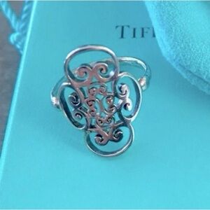 Tiffany & Co Paloma Picasso Venezia Goldoni Sterling Silver Ring